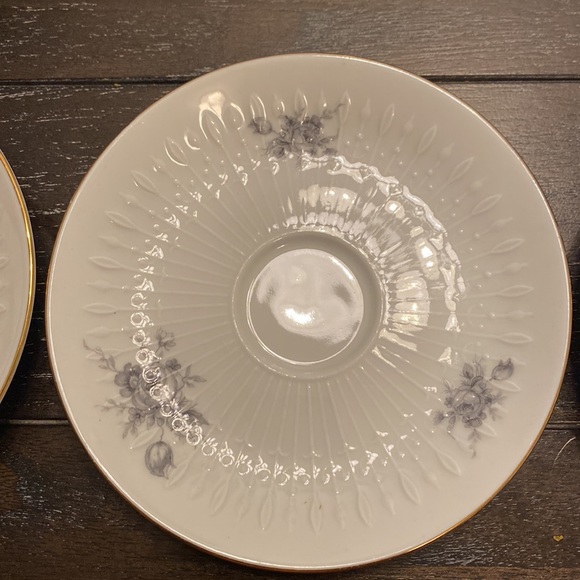 Three small plates made in Germany Edelstein white and gray - Picture 2 of 4